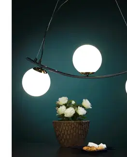 Svietidlá ONLI - Luster na lanku TRIO 3xE14/6W/230V čierna 5044/SN