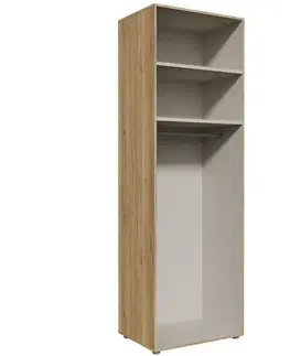 Vybavenie skríň Korpus Skrine Moduklix 74,4x230,1 Dub Mauvella