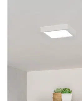 Svietidlá Eglo 901311 - LED stropné svietidlo FUEVA LED/7W/230V 2700/4000/6500K 15x15 cm biela 901311