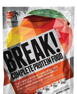 Proteínové dezerty Break! Complete Protein Food - Extrifit 90 g Chocolate