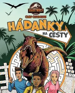 Krížovky, hádanky, hlavolamy Jurský svet: Kriedový kemp - Hádanky na cesty - Kolektív autorov,Kolektív autorov,Mária Koscelníková