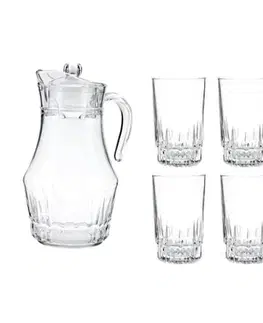 Dekoratívne vázy Kinekus Džbán 1,8 l + 6x pohár 270 ml LANCIER