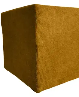 Taburetky na sedenie Taburetka kocka Curio 48 horčicová