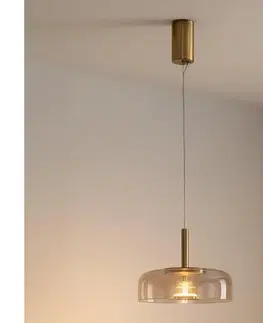 Svietidlá Eurolamp LED Luster na lanku LED/8W/230V 3000K pr. 30 cm 144-15090