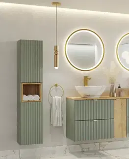 Príslušenstvo ArtCom Doska pod umývadlo LINE Reed Green | šalvia Typ: Doska 120 cm / 89-120