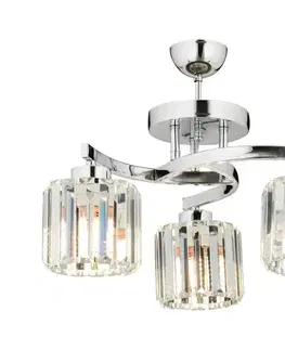 Svietidlá  Prisadený luster CRYSTALLINE 3xE27/40W/230V lesklý chróm 683AVN1436