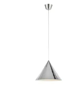 Svietidlá Markslöjd 109163 - Závesný luster na lanku TIP 1xE27/60W/230V priemer 37,5 cm, lesklý chróm 109163