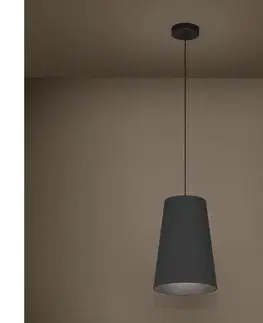 Svietidlá Eglo 390132 - Luster na lanku PETROSA 1xE27/40W/230V čierna 390132