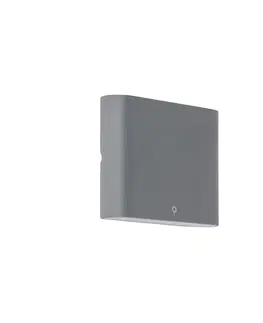 Vonkajšie nástenné svietidlá Nástenná lampa antracit 11,5 cm vrátane LED IP65 - Batt