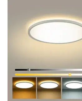 Svietidlá BRILAGI - Stmievateľné LED svietidlo ULTRA SLIM LED/18W/230V pr. 30 cm biela + DO BRI222