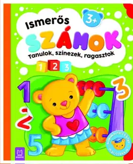 Nalepovačky, vystrihovačky, skladačky Tanulok, színezek, ragasztok - Ismerős számok - Sylwia Kajdana
