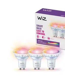 Žiarovky SADA 3x LED RGBW Stmievateľná žiarovka PAR16 GU10/4,7W/230V 2200-6500K Wi-Fi - WiZ 8720169076662