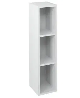 Kúpeľňový nábytok SAPHO - ESPACE otvorená policová skrinka 20x94x22cm,biela ESC130-3030