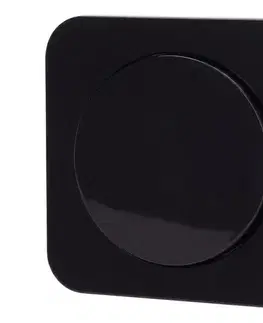 Predlžovacie káble  B.V.  - Krížový vypínač s rámčekom č. 7 čierny AI2773+AI2768