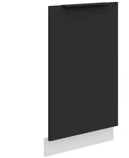 Dvierka a čelá zásuviek pre kuchynske skrinky Dvierka na umývačku Zm Aria-Bl/Wh Anti Fingerprint 713x446