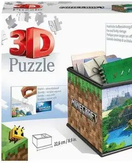 Limitovaná edícia Ravensburger 3D Úložná krabica Minecraft Ravensburger
