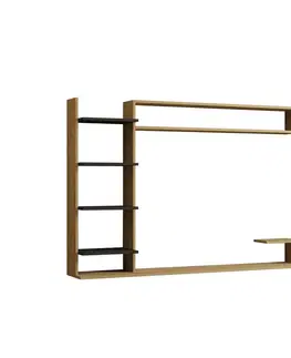 Konferenčné stolíky Televízna stena Noble Sapphire Oak and Anthracite