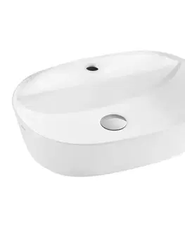 Umývadlá INVENA - Oval umývadlo na dosku 50 cm HALIA CE-18-001-C