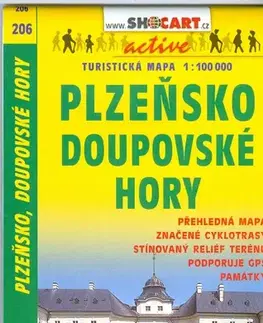 Turistika, skaly Plzensko, Doupovske Hory 1:100