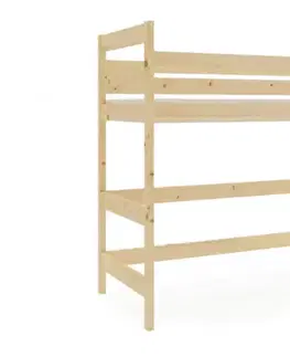 Postele BMS Vyvýšená posteľ ANTRESOLA | borovica 90 x 200 cm