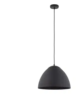 Svietidlá  Luster na lanku FARO 1xE27/60W/230V čierna 3194