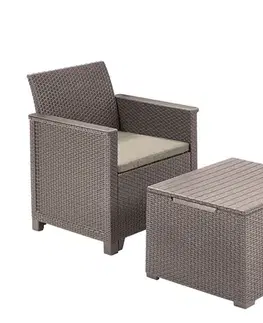 Záhradné sedacie súpravy EMMA balcony set - Allibert