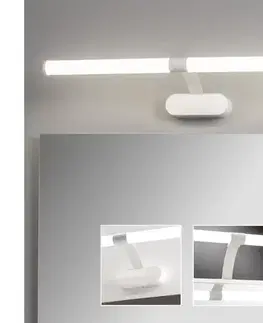 Kúpeľňové zrkadlá Brilagi - LED kúpeľňové osvetlenie zrkadla TUBEO LED/8W/230V 60 cm IP44 biela FG-M1-C07-600-WHT