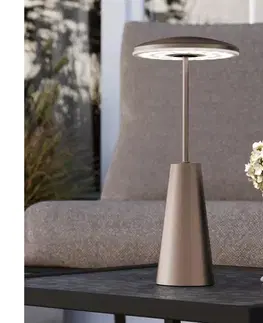 LED osvetlenie Eglo 900924 - LED Stmievateľná vonkajšia lampa PICCOLA 2,8W/5V 5200mAh IP54 béžová 900924
