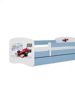 Postele pre dievčatá Detská Posteľ. Babydreams+Sz+M modrá 80x180 Formula