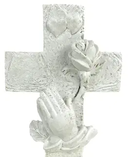 Sošky, figurky - svätý MAKRO - Kríž 15x11cm