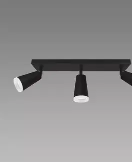 Lampy do obývačky Luster SANA GU10 3L BLACK 04146 LS3