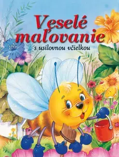 Leporelá, krabičky, puzzle knihy Veselé maľovanie s usilovnou včielkou