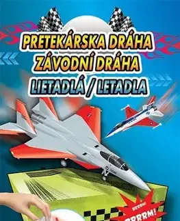 Nalepovačky, vystrihovačky, skladačky Pretekárska dráha Lietadlá / Závodní dráha letadla