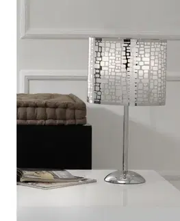 Lampy ONLI - Stolná lampa BRUCE 1xE27/15W/230V 52 cm matný chróm 4755/LG