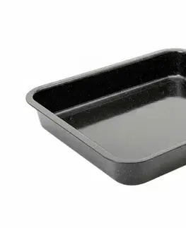 Pekáče, plechy MAKRO - Plech hlboký smalt 36x25x4,5cm