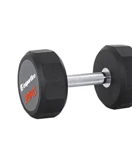 Činky Jednoručná činka inSPORTline Profi CPU 20kg