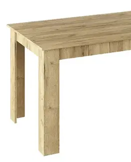 Jedálenské stoly KONDELA General New jedálenský stôl dub artisan