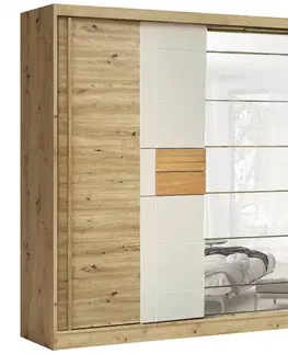 Šatníkové skrine Skriňa Avantgarde AV-2-200 artisan/kašmír