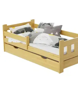 Postele pre dievčatá Posteľ Carmen 80/140 Borovica