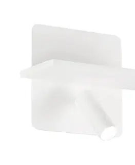 Svietidlá Ideal Lux - LED nástenné bodové svietidlo PIANO LED/10W/230V CRI 90 USB biela 287317