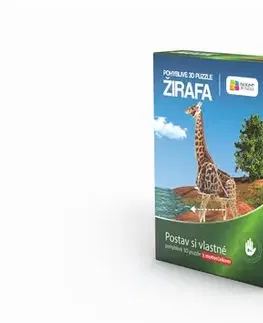 3D puzzle 3D Creative Pohyblivé 3D Puzzle Žirafa