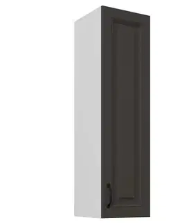 Kuchynské skrinky visiace Skrinka do kuchyne Stilo grafit matná/biely 30G-108 1F
