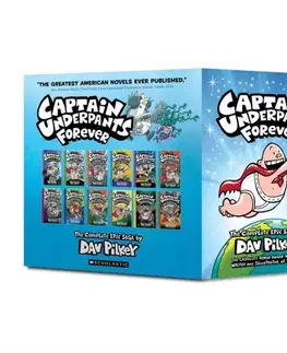 Pre deti a mládež Captain Underpants Forever Box set (#1-12) - Dav Pilkey