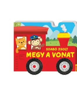 Leporelá, krabičky, puzzle knihy Megy a vonat - Zsolt Szabó