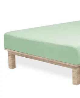 Plachty 4Home jersey prestieradlo Lycra zelená, 200 x 200 cm