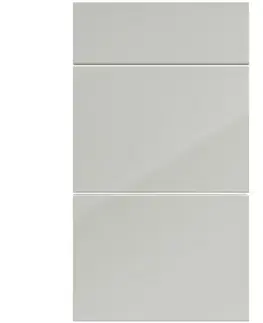Dvierka a čelá zásuviek pre kuchynske skrinky Kuchynská predná časť D40s3 L9 K900 Bianco Hg Griii