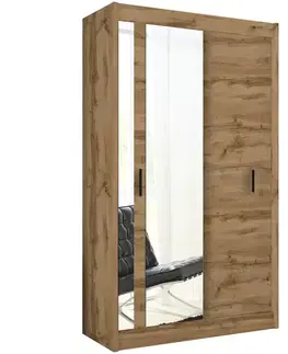 Šatníkové skrine Skriňa Solo 120 wotan