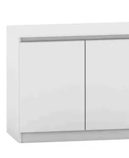Komody KONDELA Hany New 008 dvojdverová komoda biela