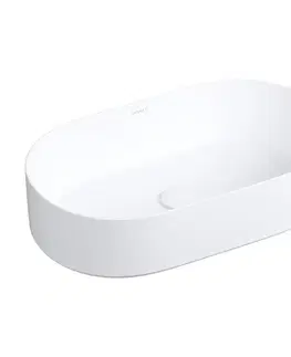 Umývadlá OMNIRES - MESA umývadlo na dosku, 53 x 32 cm biela mat /BM/ MESA530BM