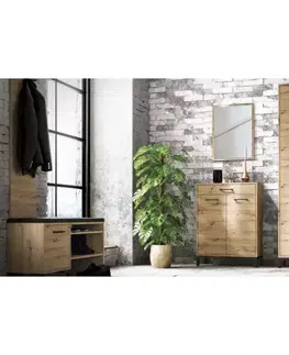 Podkrovný nábytok Predsieňový nábytok Nevio I dub Artisan